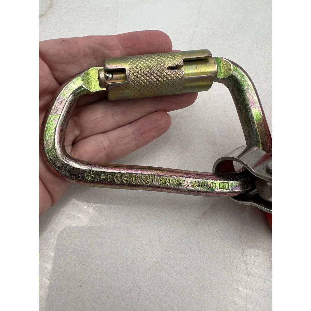 ATOM-Xtreme Checkmate Fall Arrester Retractable Lanyard 6ft Rebar Hook Harness C